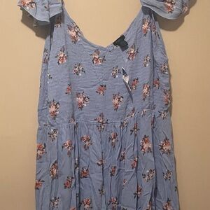 Rue21 Blue Floral Mini Dress